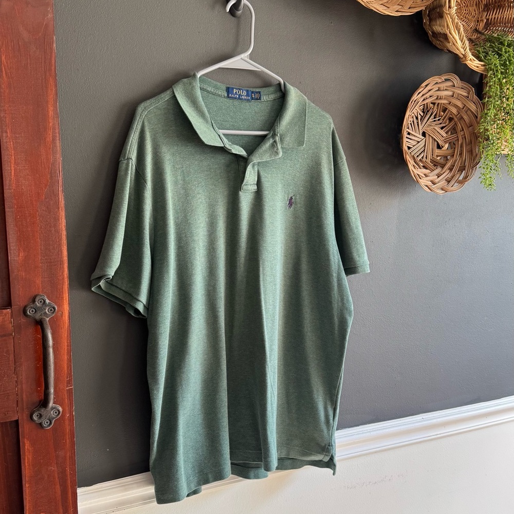 Polo by Ralph Lauren Men's Polo Shirt in Forest Green
